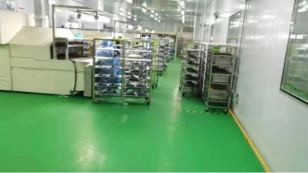 華孚科技—亮豹無機復合水性導靜電自流平案例